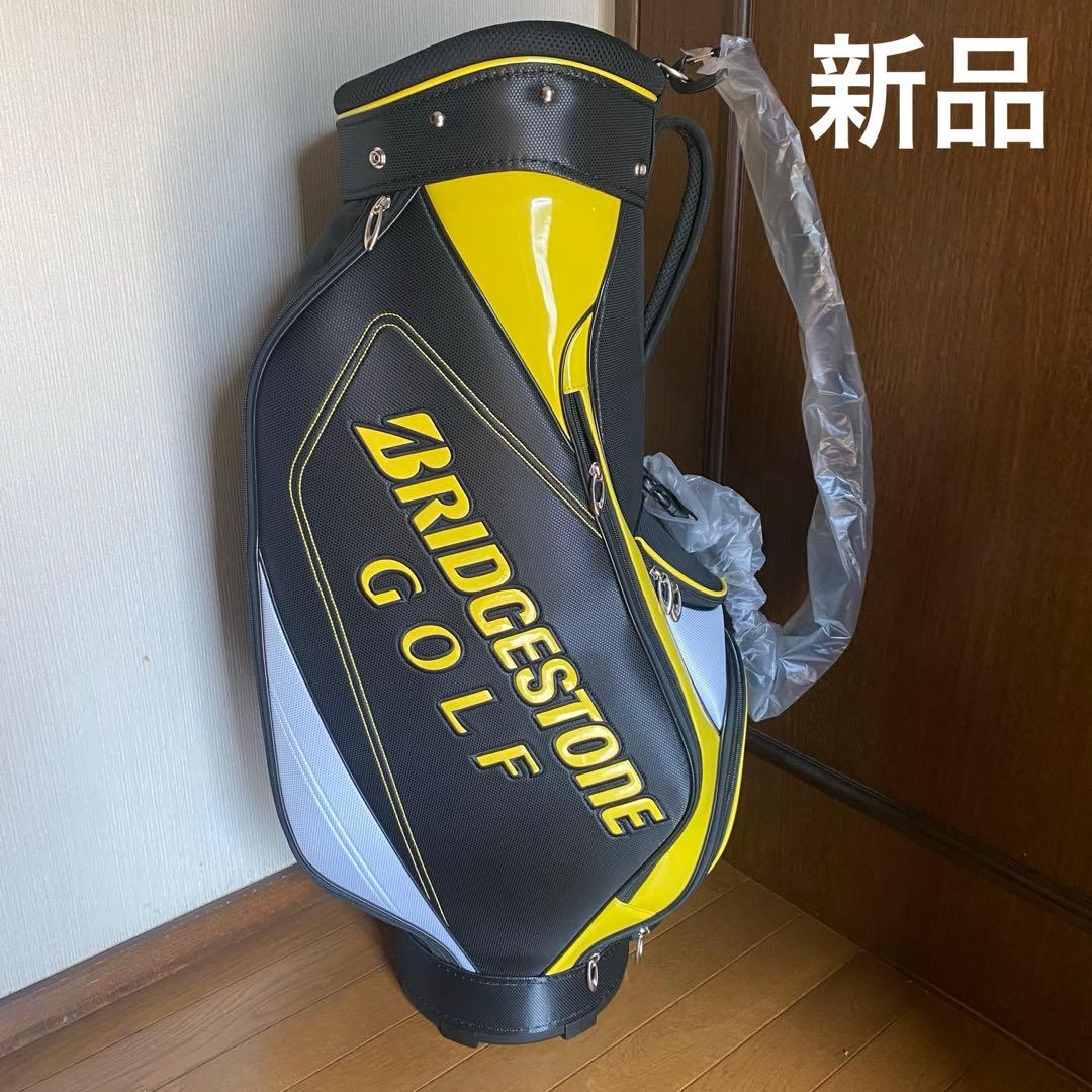 BRIDGESTONE GOLF キャディバッグ 黒/黄　ブリヂストン