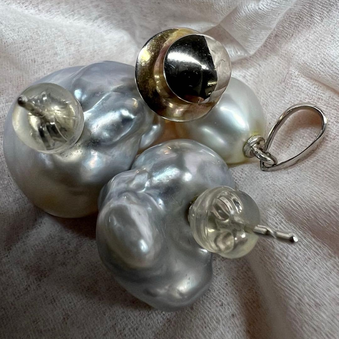 K18・WGK14刻印　ネックレストップ　タイピン　9.2g 東K8-0112①