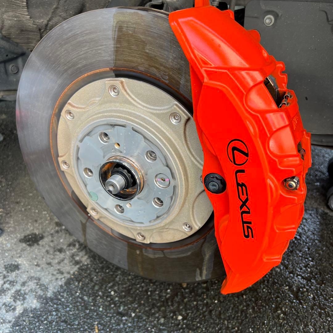 NXへ流用！新型RX用LEXUS 6potオレンジブレーキキャリパー一式