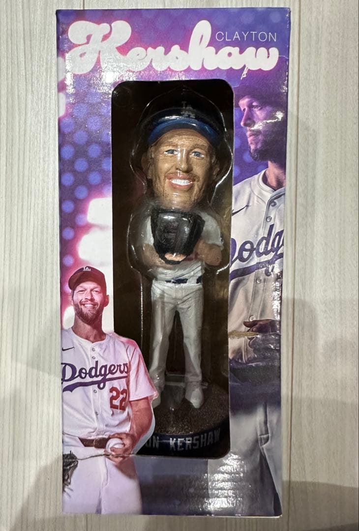 [球場限定・非売品］WS連覇！カーショーボブルヘッド