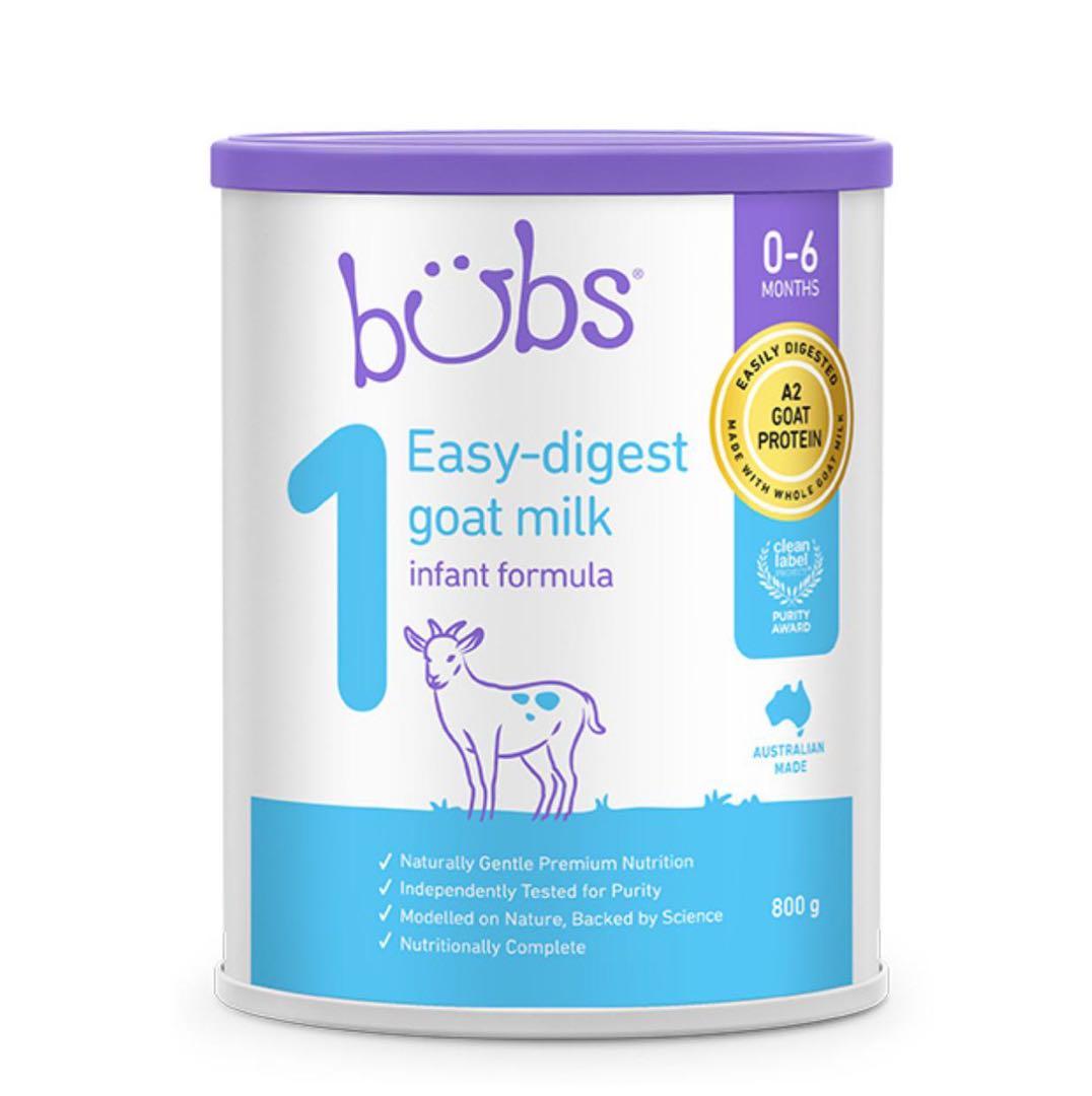Bubs バブズ ヤギ & 牛 粉ミルク ステップ1 Babama出品