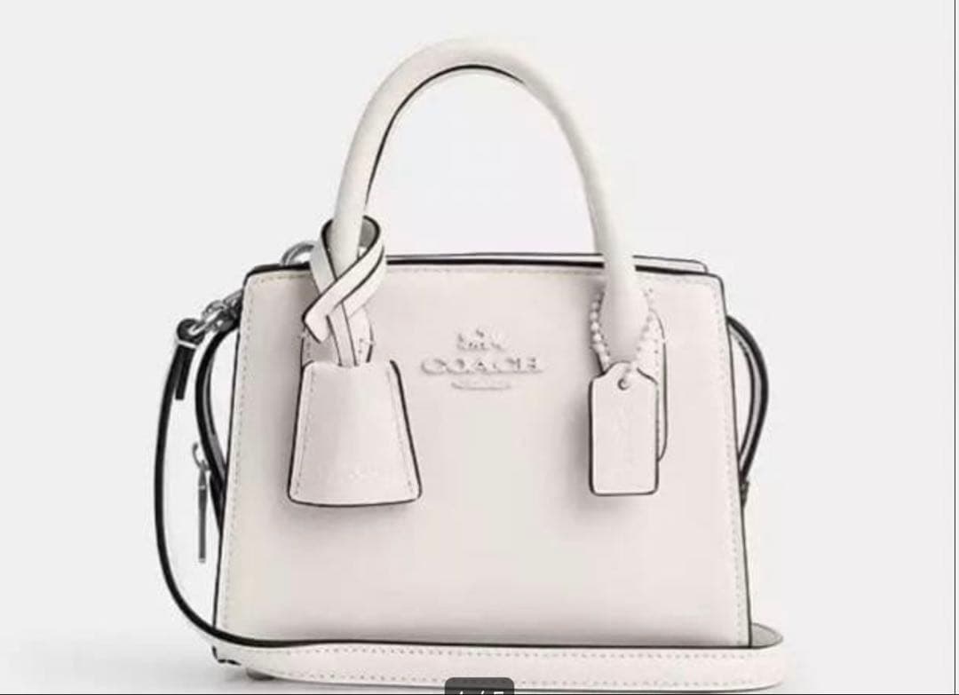 COACH アンドレア ミニ キャリーオール CO974 SV/HA ホワイト