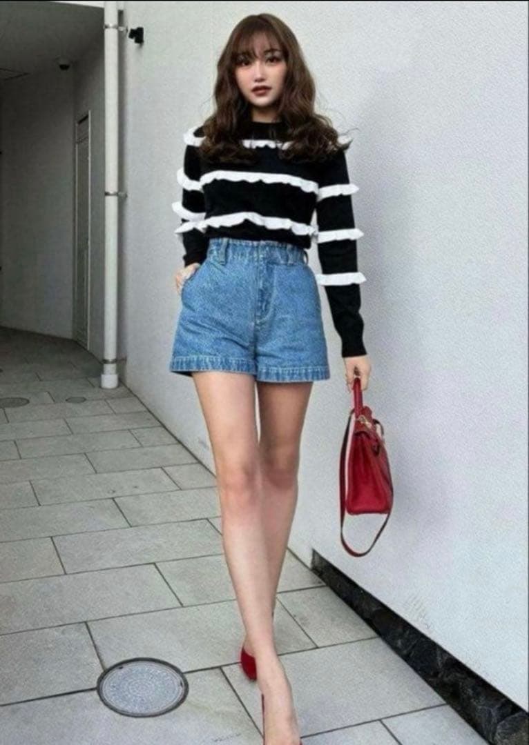 shelier デニムショートパンツ Mサイズ