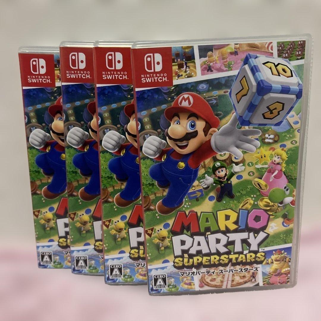 Nintendo Switch ソフト マリオパーティ スーパースターズ 4本組