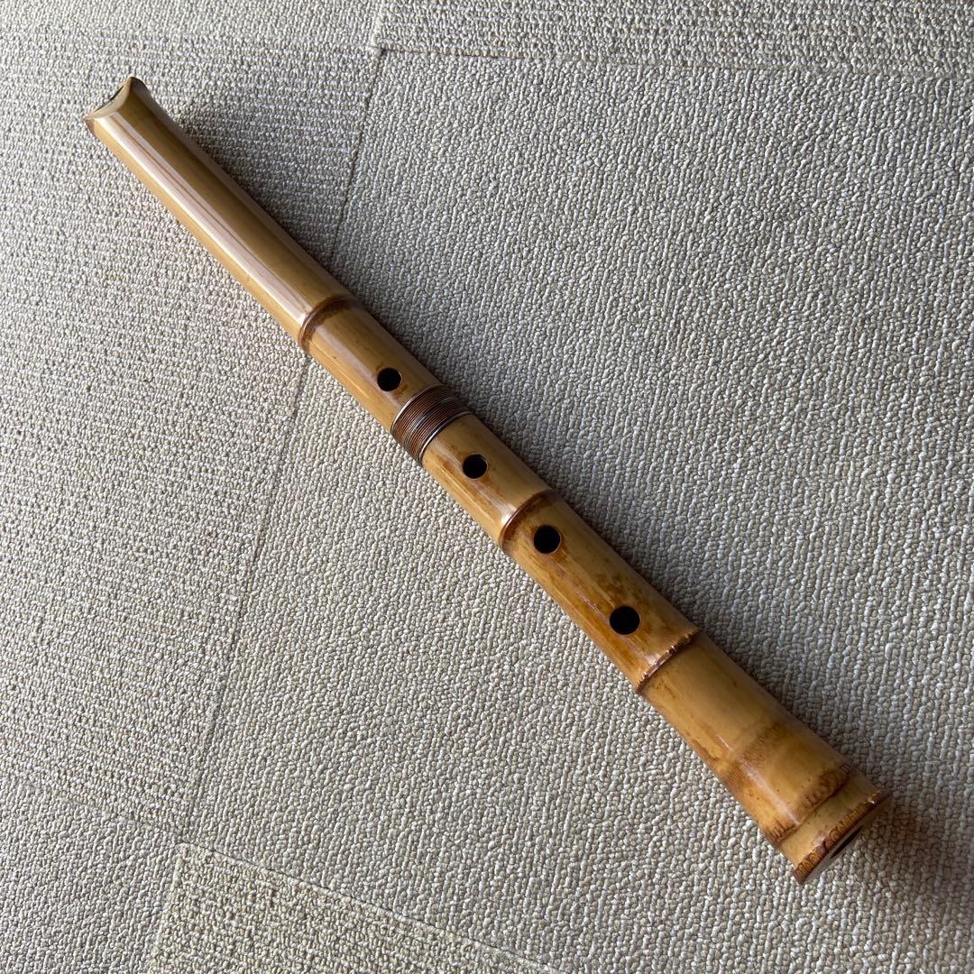 164 尺八　一尺六寸管　無銘