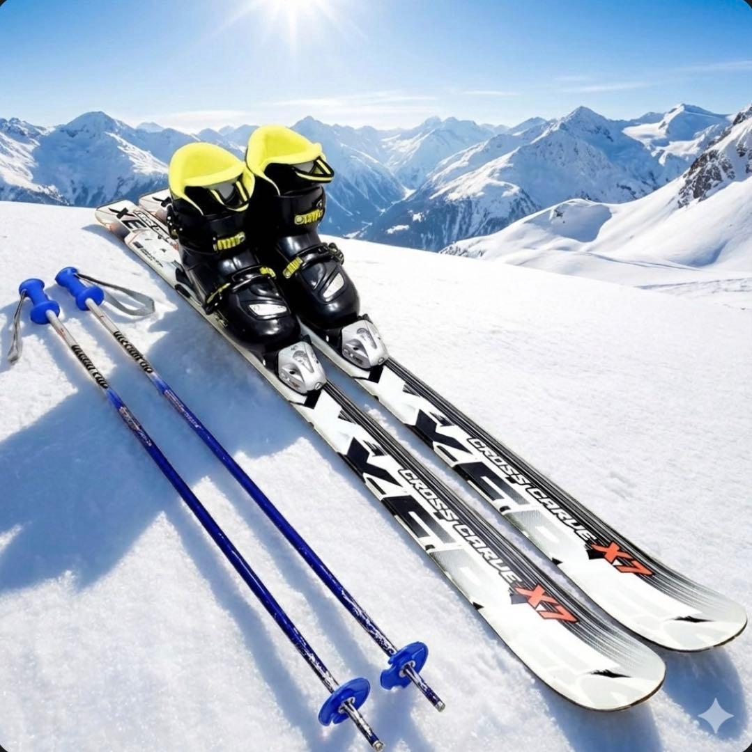 スキー4点セット Xeres 138cm Hart ブーツ23cm ジュニア