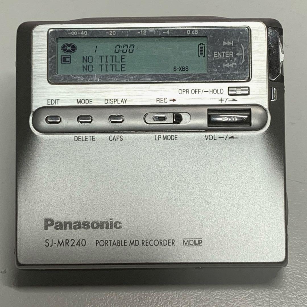 Panasonic ポータブルMDプレイヤー SJ-MR240