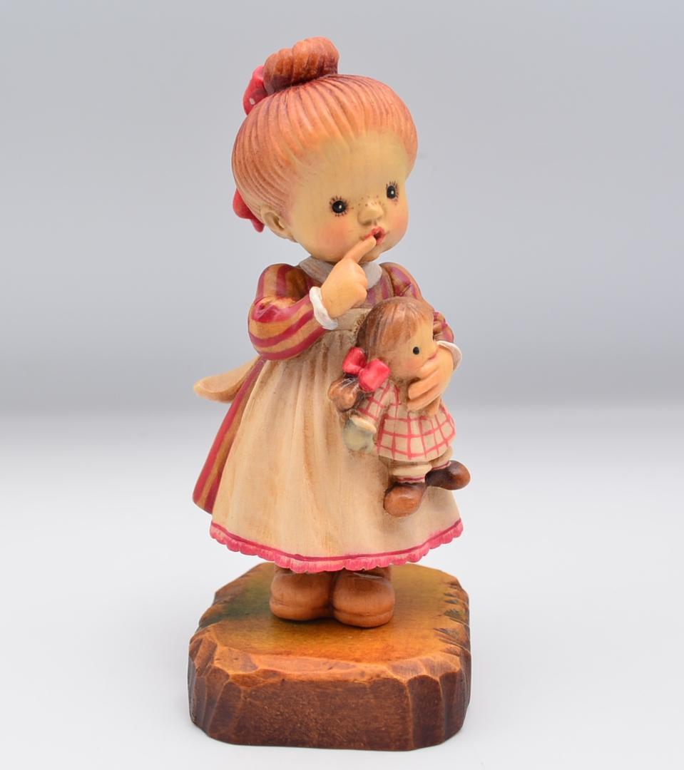 決して言わない　アンリ　ANRI　サラケイ　木彫り人形　イタリア　12.5ｃｍ