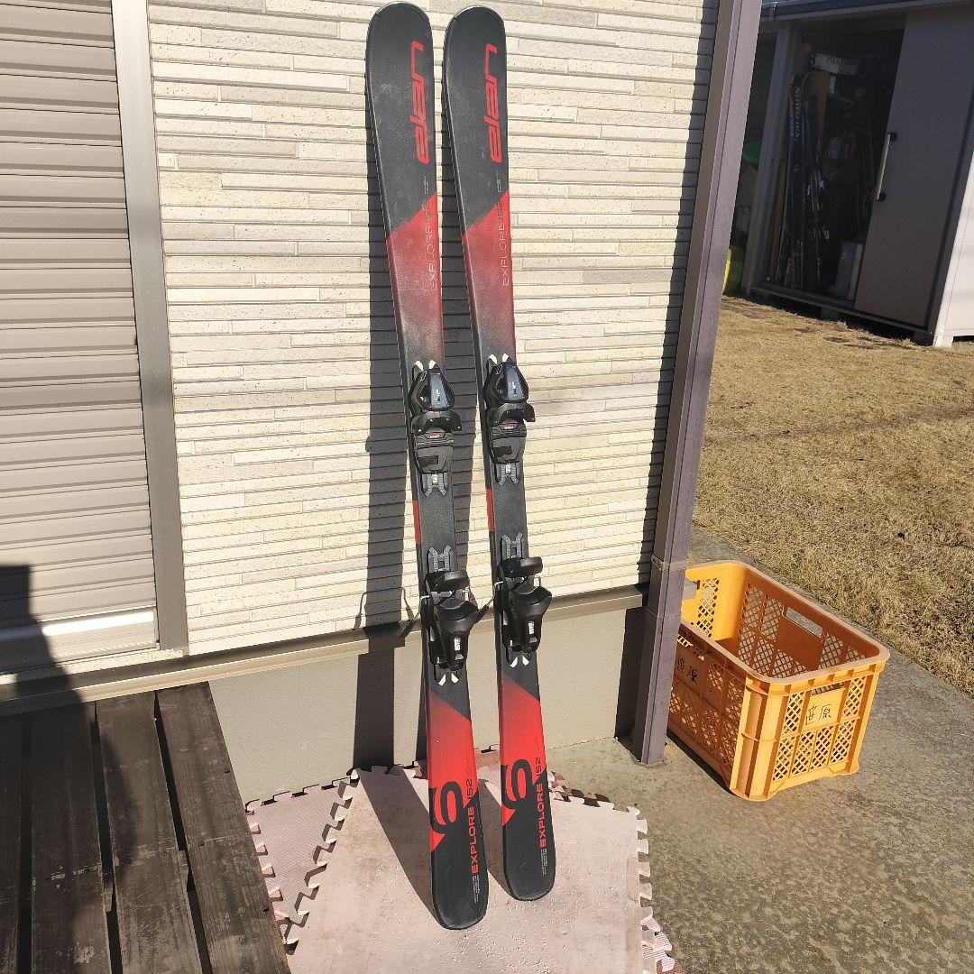 EXPLORE 6 スキー板　152cm elan GW調整ビンディング