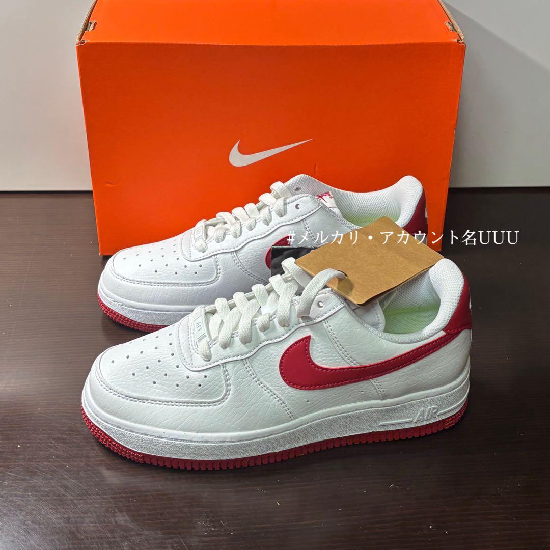 【新品24cm】NIKE｜エアフォース１’07 NN｜ホワイト/レッド