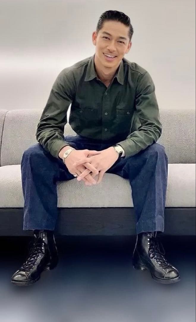 新品　atlast&co 511 NAVY 34 ワークトラウザーズ　AKIRA