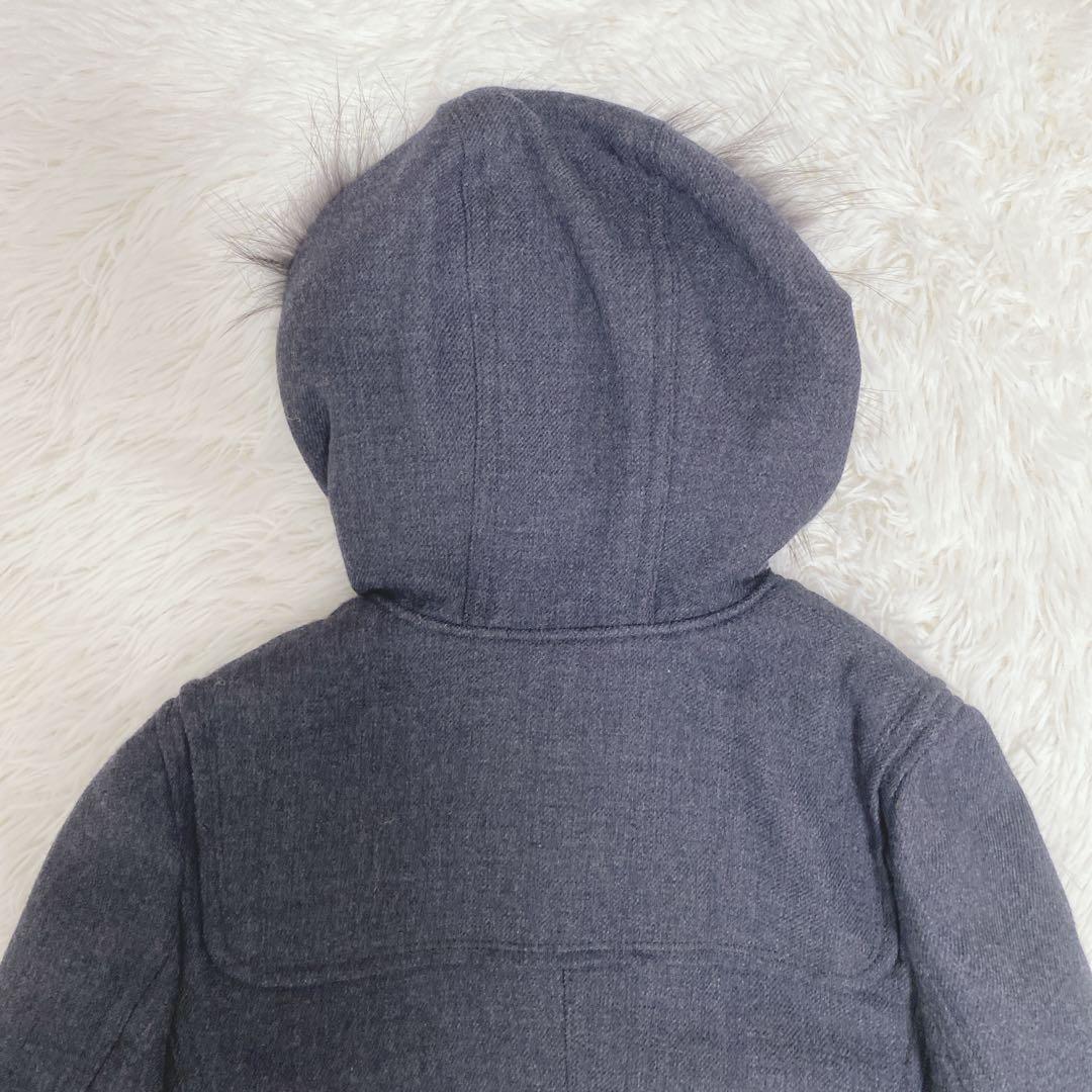 美品 バーバリーブルーレーベル ピーコート ナポレオン風ジャケット ラクーン