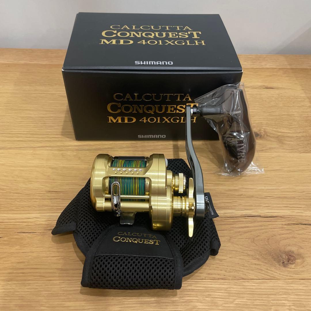 新品 シマノ カルカッタコンクエストMD 401XGLH リブレ ハンドル