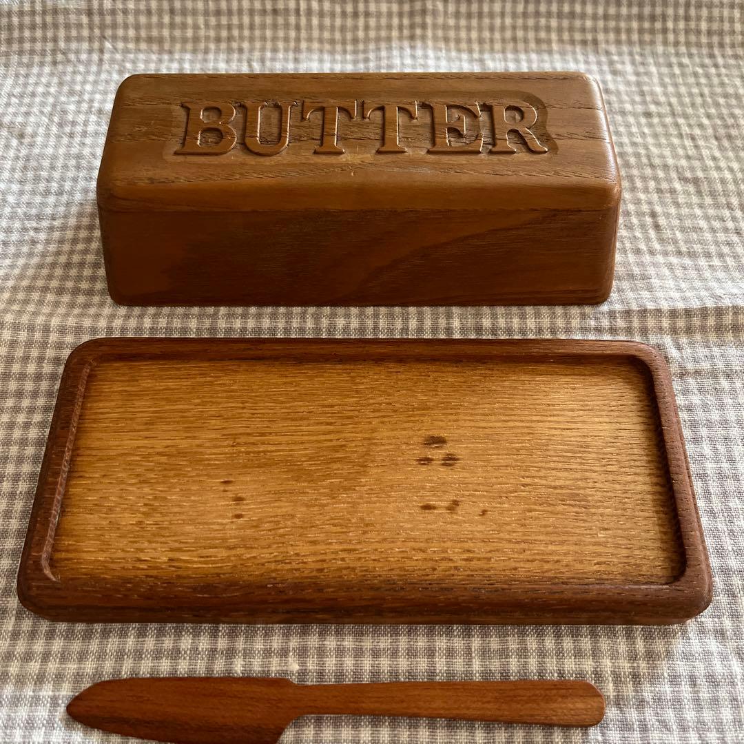 三谷龍二　バターケース　ナイフ付き