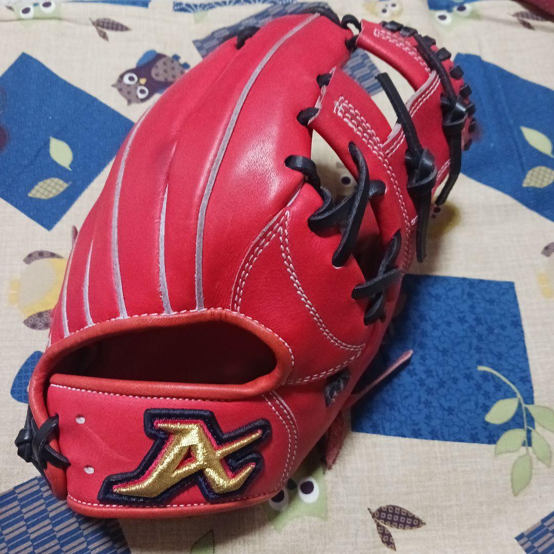 ATOMS TERADA L.F. 硬式グローブ レッド