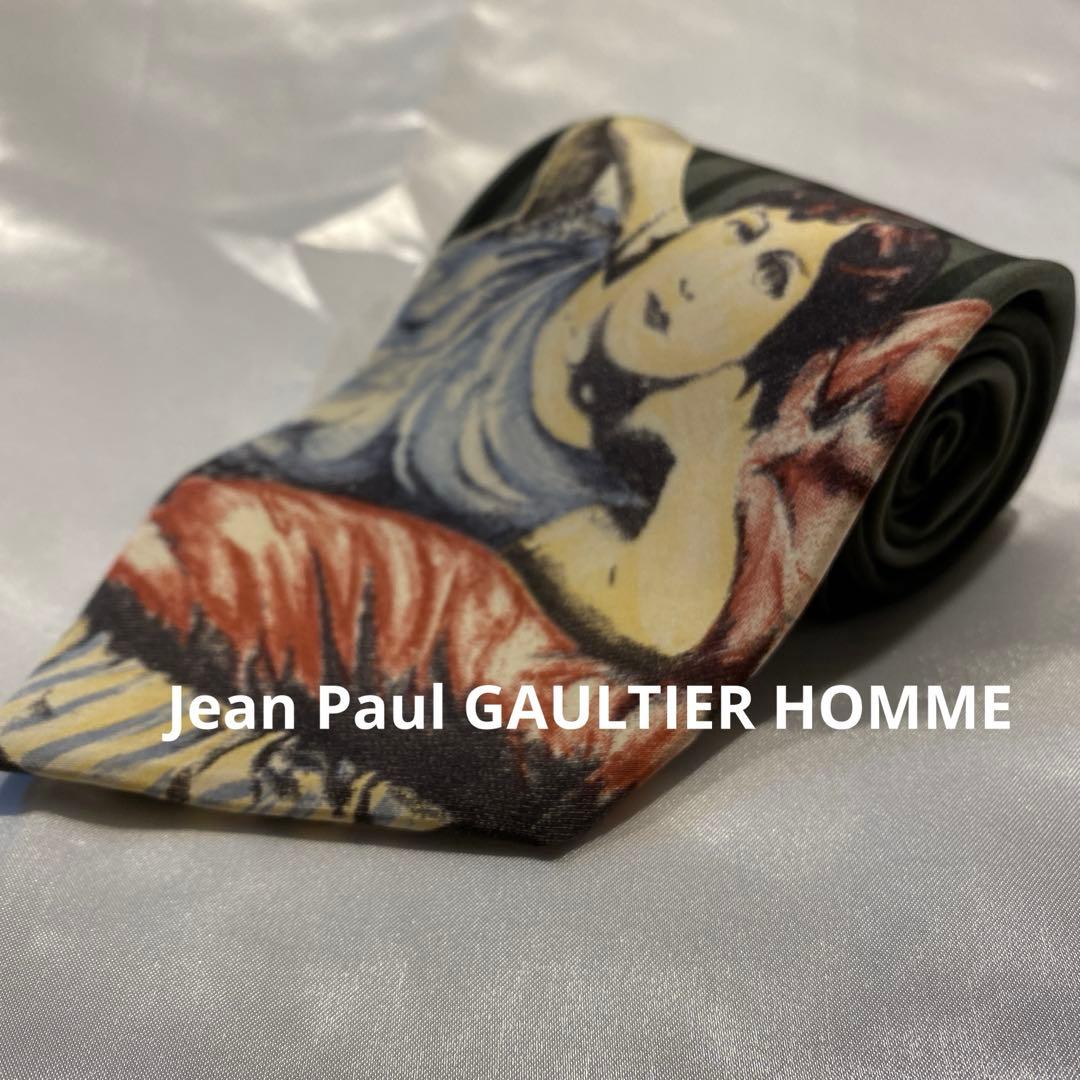 希少傑作Jean Paul GAULTIER ゴルチェ　アーカイブシルクネクタイ