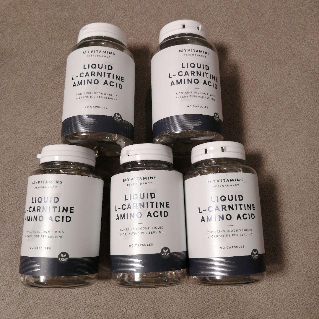 しろマイプロテイン リキッド L-カルニチン カプセル 90錠 5個