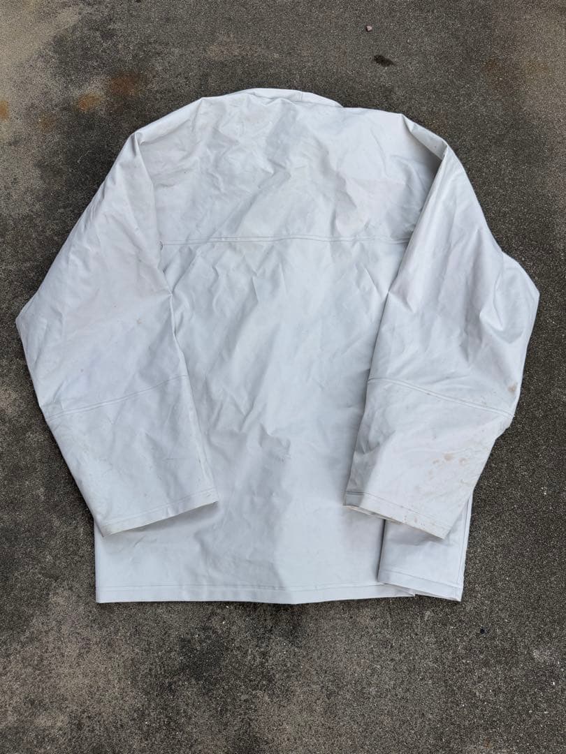 エビスマーク　サロペット 白　上下セット　XXXL(上下共)