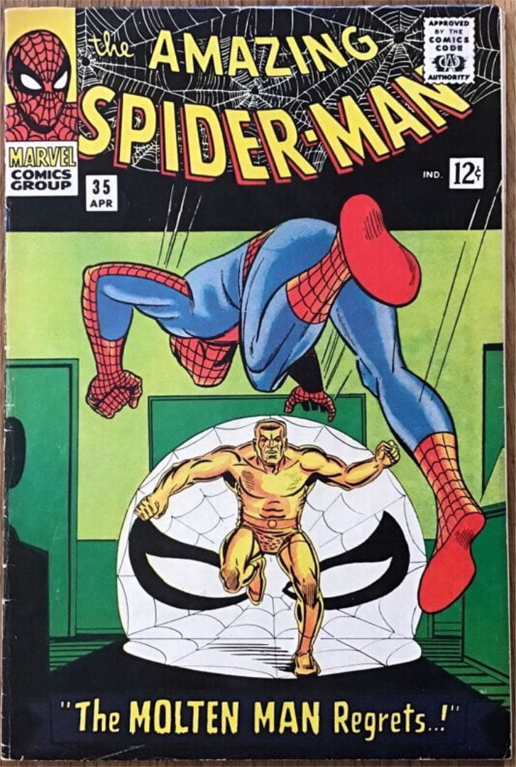 アメージングスパイダーマン #35 モルテン・マン❗️アメコミリーフ