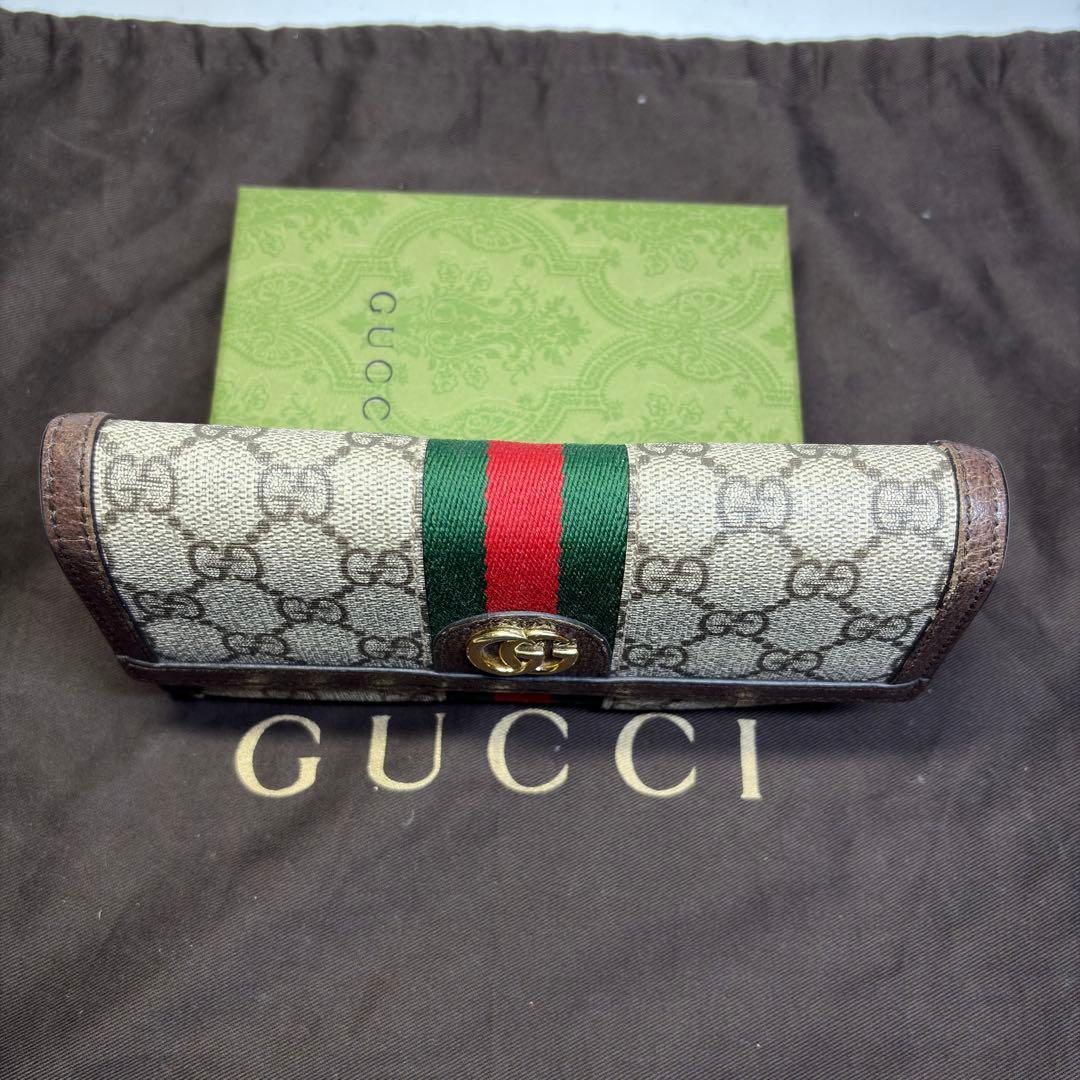 グッチ GUCCI GG 長財布 オフィデア　コンチネンタルウォレット