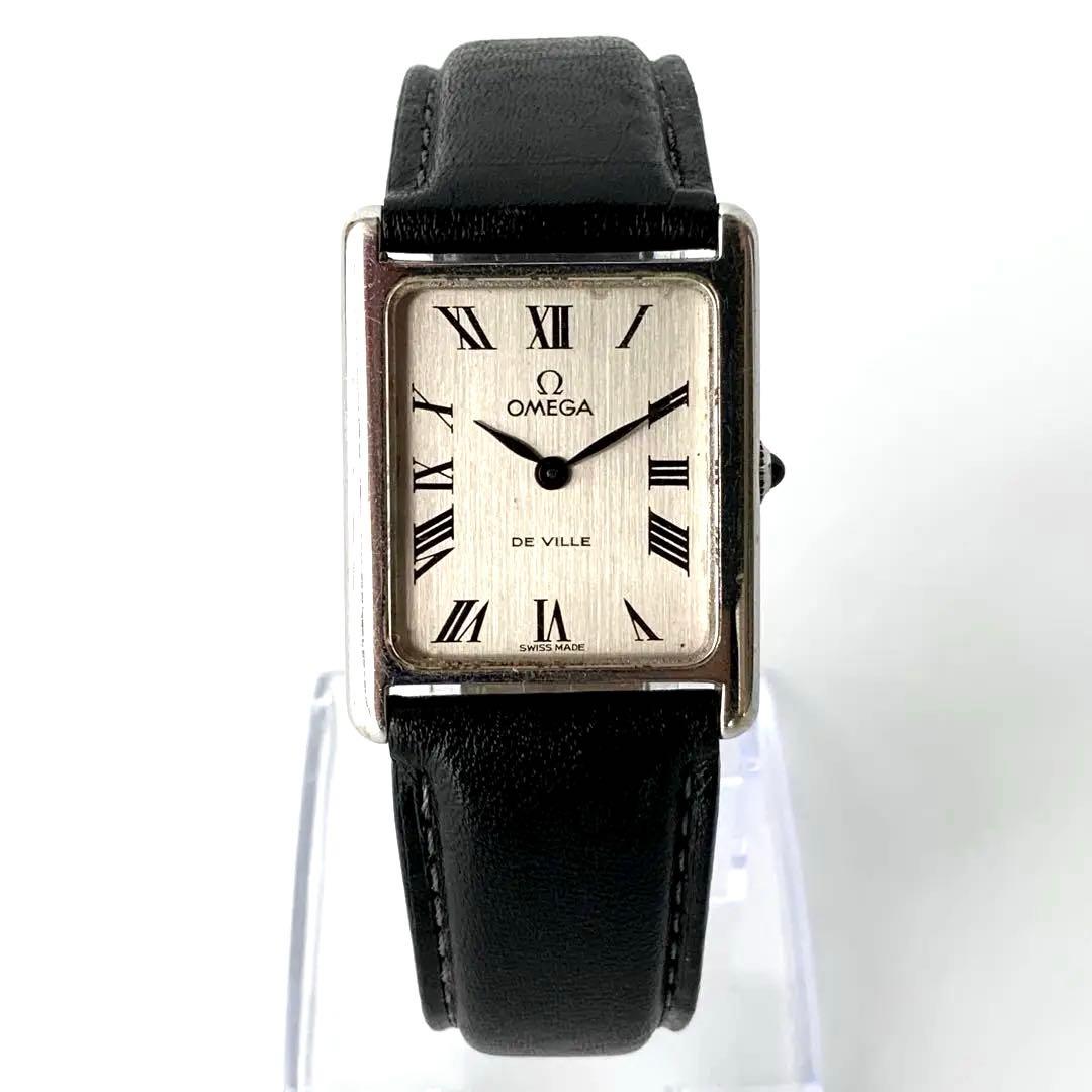 OMEGA De Ville オメガ デビル スクエア 手巻 ローマ 現状渡し
