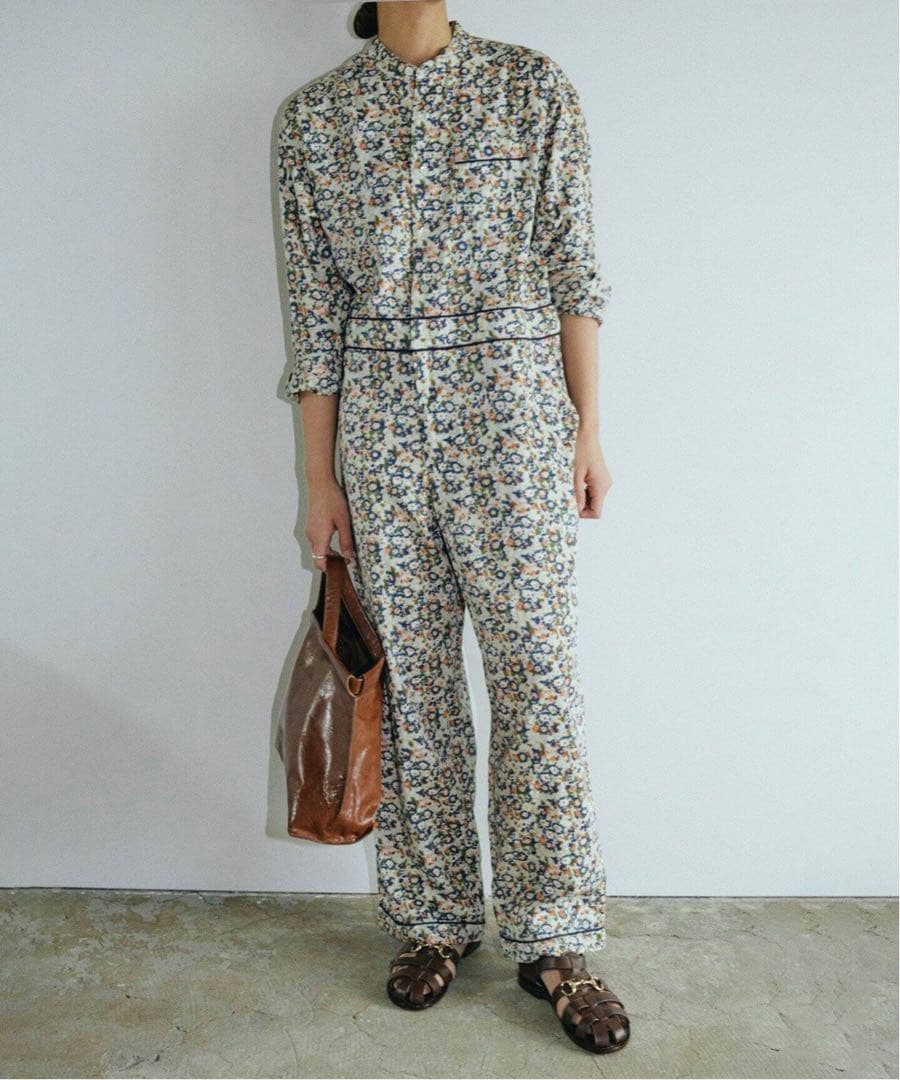 【未使用新品】 FRAMeWORK 80サテンブロックプリントオールインワン