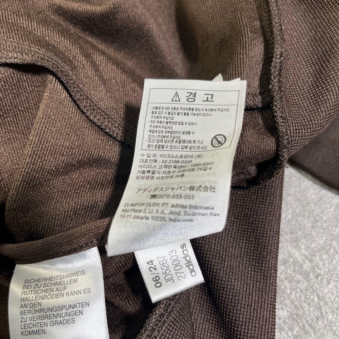 adidas トレフォイル　トラックジャケット　ブラウン　M ベッケンバウアー