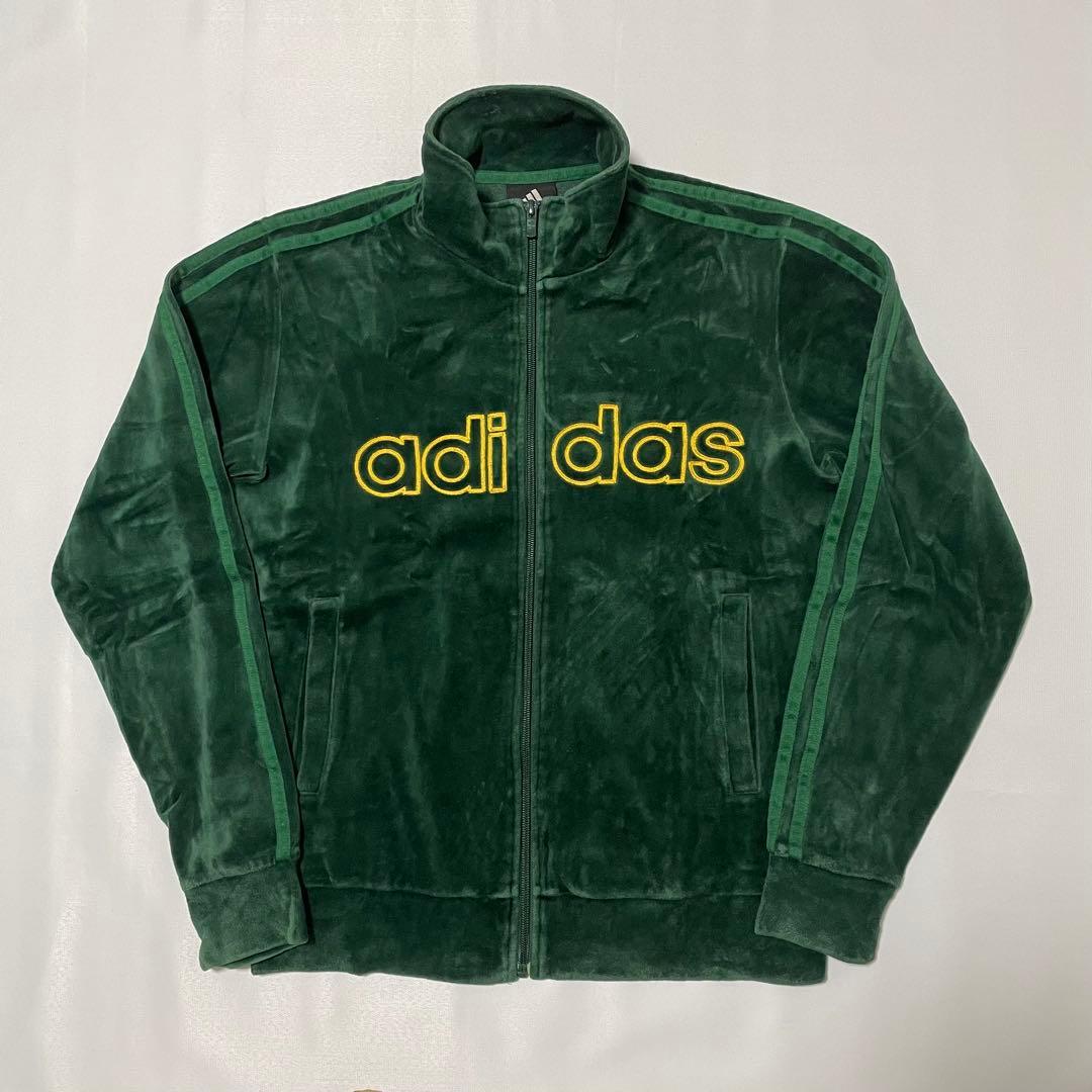 トップス Y2K 00s old adidas velor track jacket