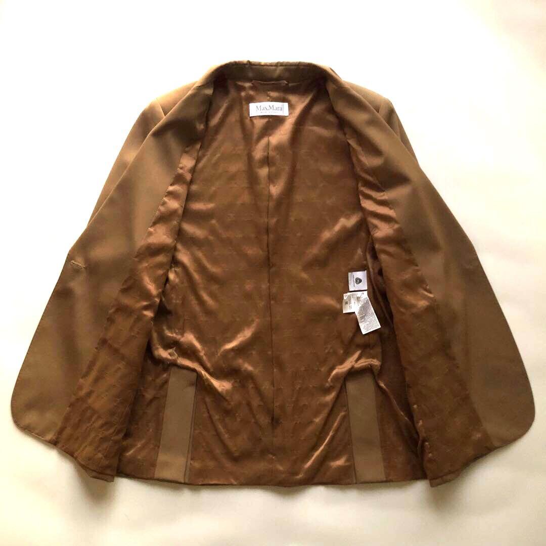 ★美品★マックスマーラ テーラードジャケット オーバーサイズ 白タグ ビジカジM