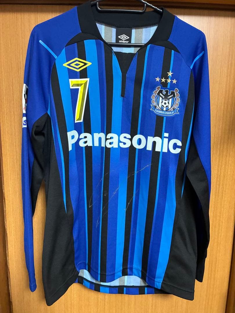 遠藤保仁　直筆サイン入　レプリカユニフォーム　UMBRO　アンブロ　Sサイズ