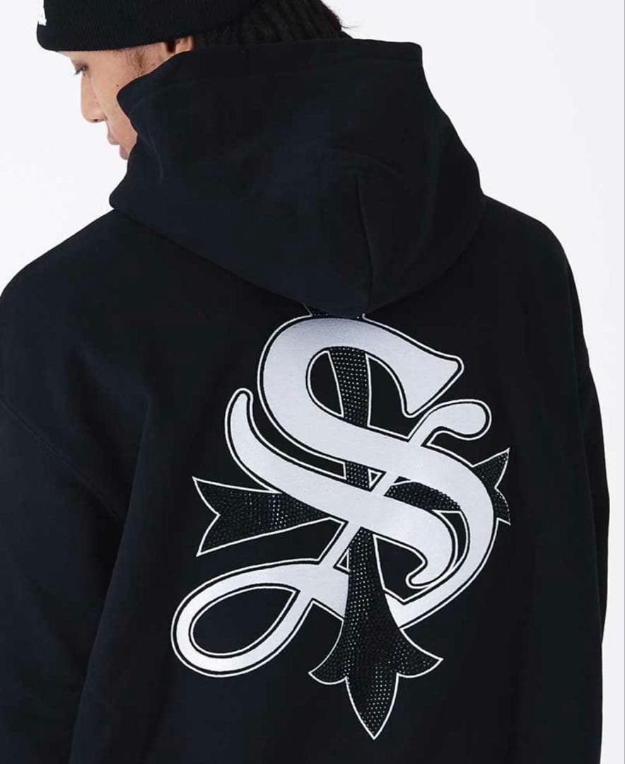 スケートボード SUPPLIER (Boxy Fit Cross Logo Hoodie) s