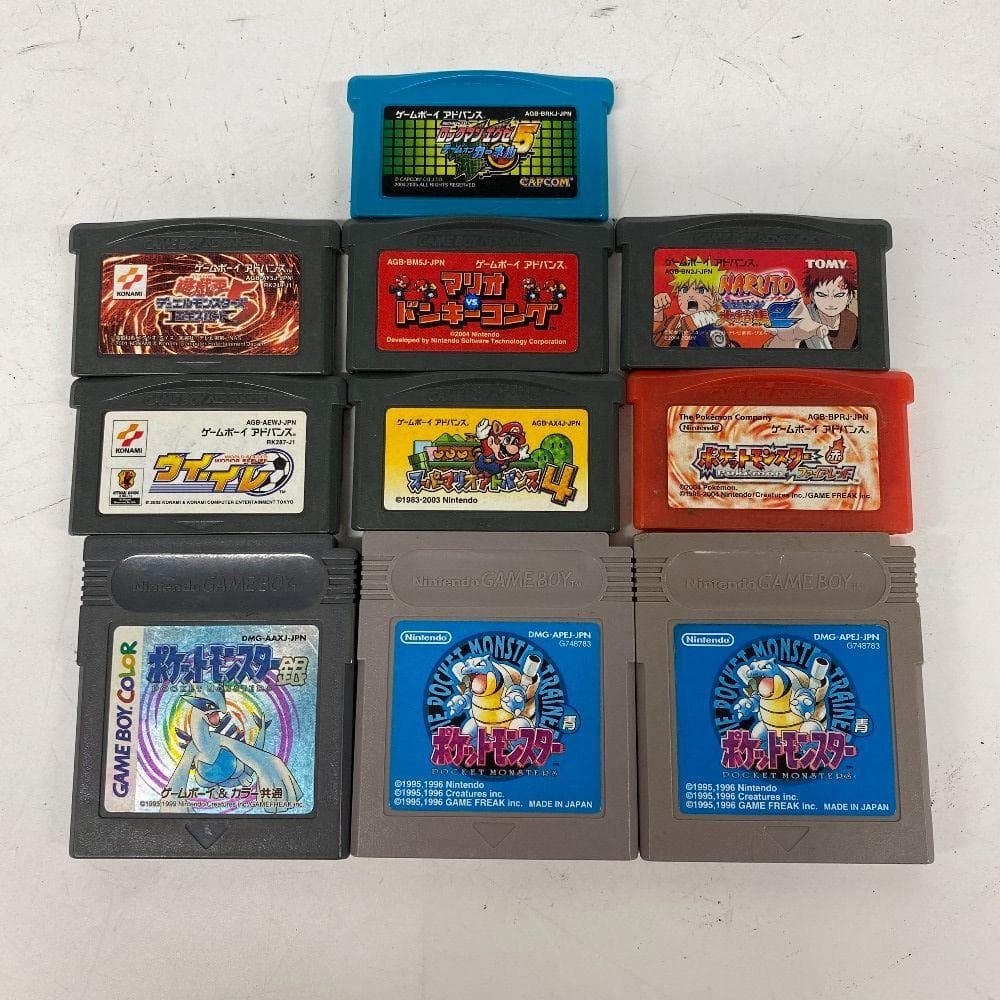 GB ゲームボーイ アドバンス ソフト まとめ売り セット売り 大量 10点