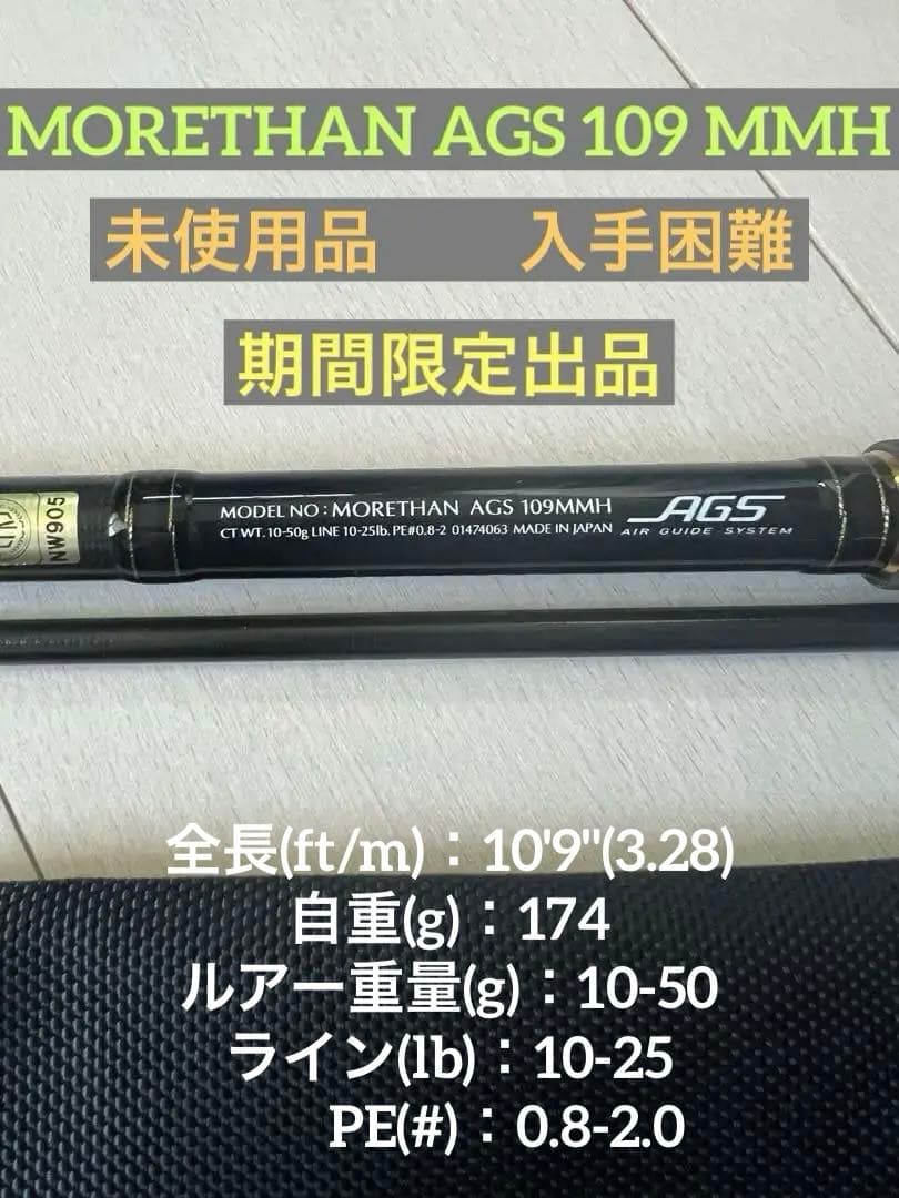 ＜激レア＞Daiwa モアザンAGS 109MMH