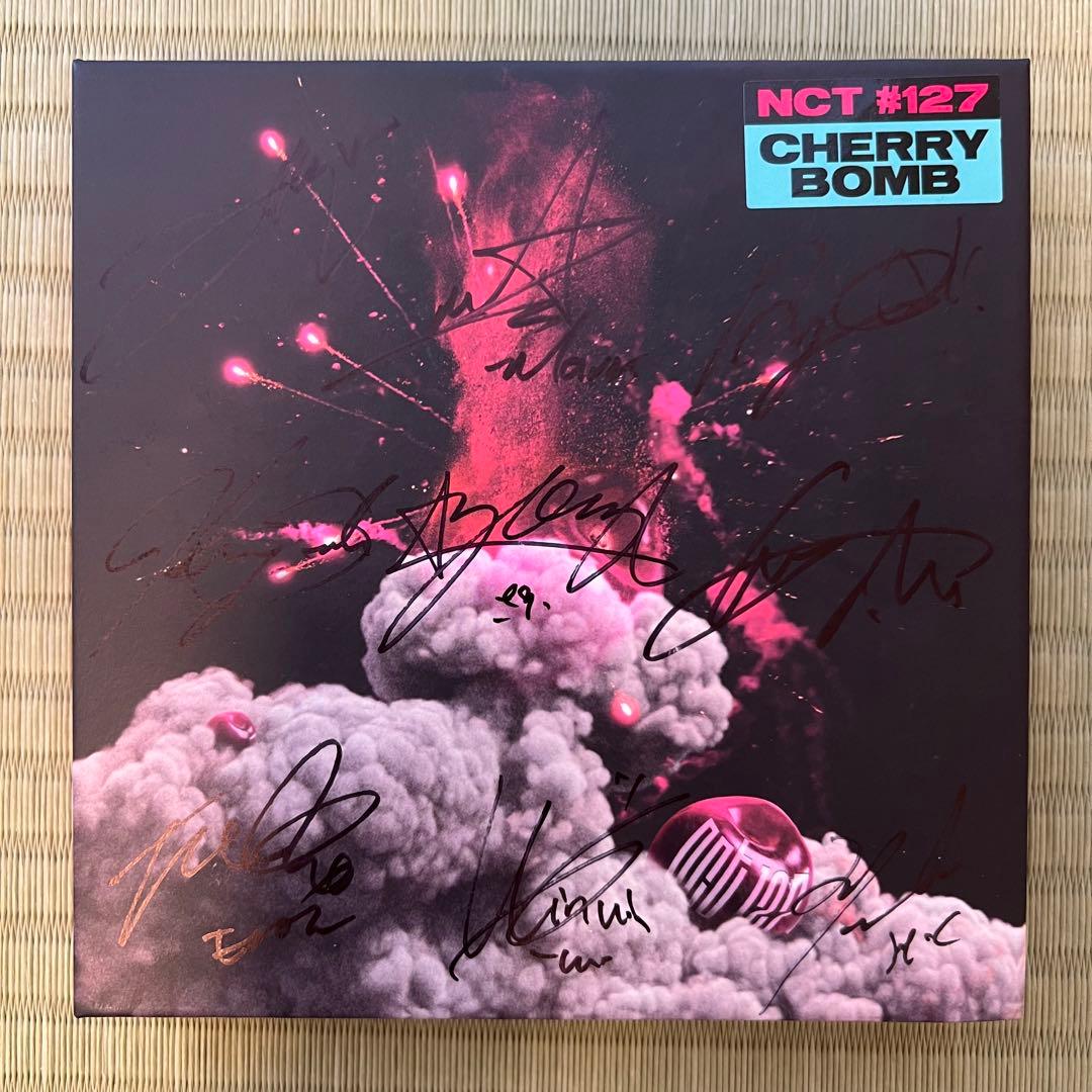 NCT127 直筆サイン入りCD 『CHERRY BOMB』