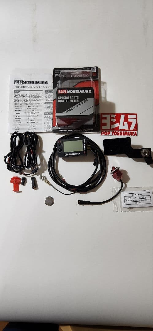 ヨシムラ PRO-GRESS2　デジタルメーター　テンプセンサータイプF