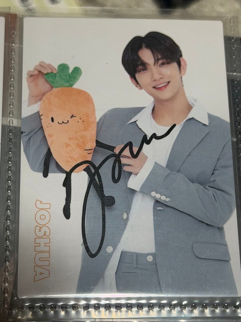 ジョシュア　直筆サイン入りトレカ