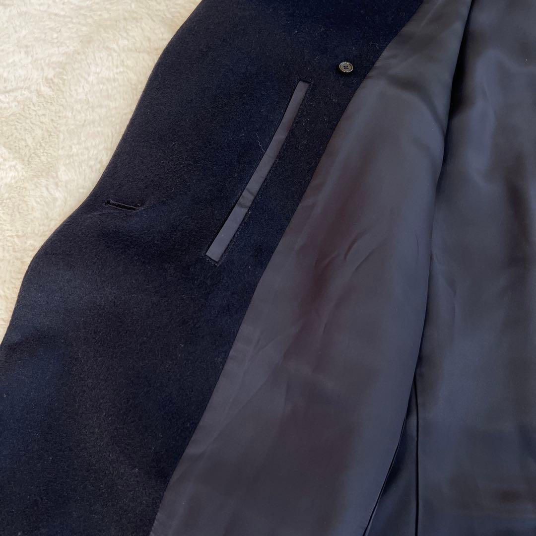 美品✨ トゥモローランド　ピルグリム　チェスターコート　カシミア ネイビー　48