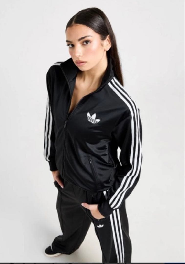 Adidas Firebird セット 黒 白 S クリーニング済 美品