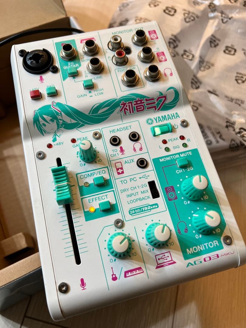 YAMAHA AG03-MIKU オーディオインターフェイス