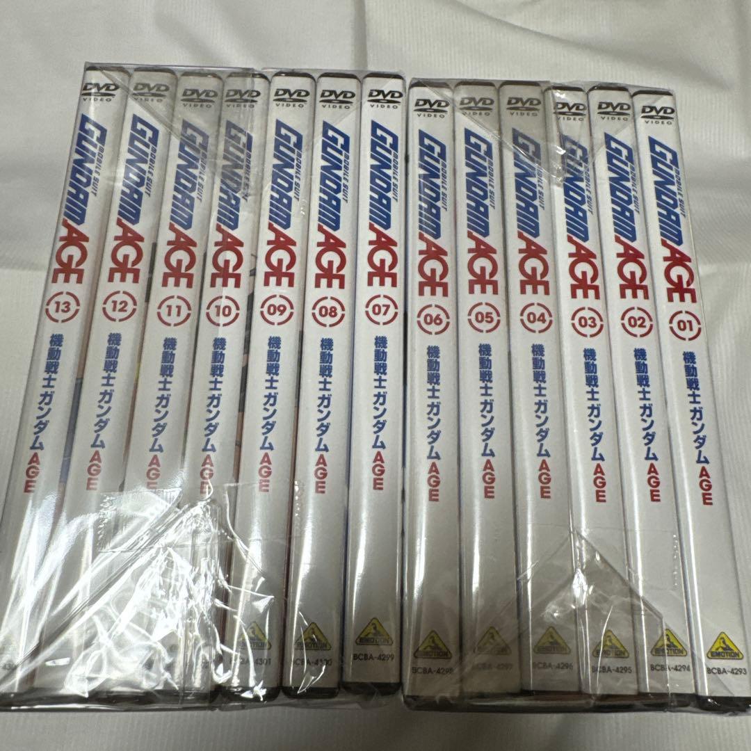 【激レア・新品未開封】機動戦士ガンダムAGE DVD 全13巻セット 完全保存版