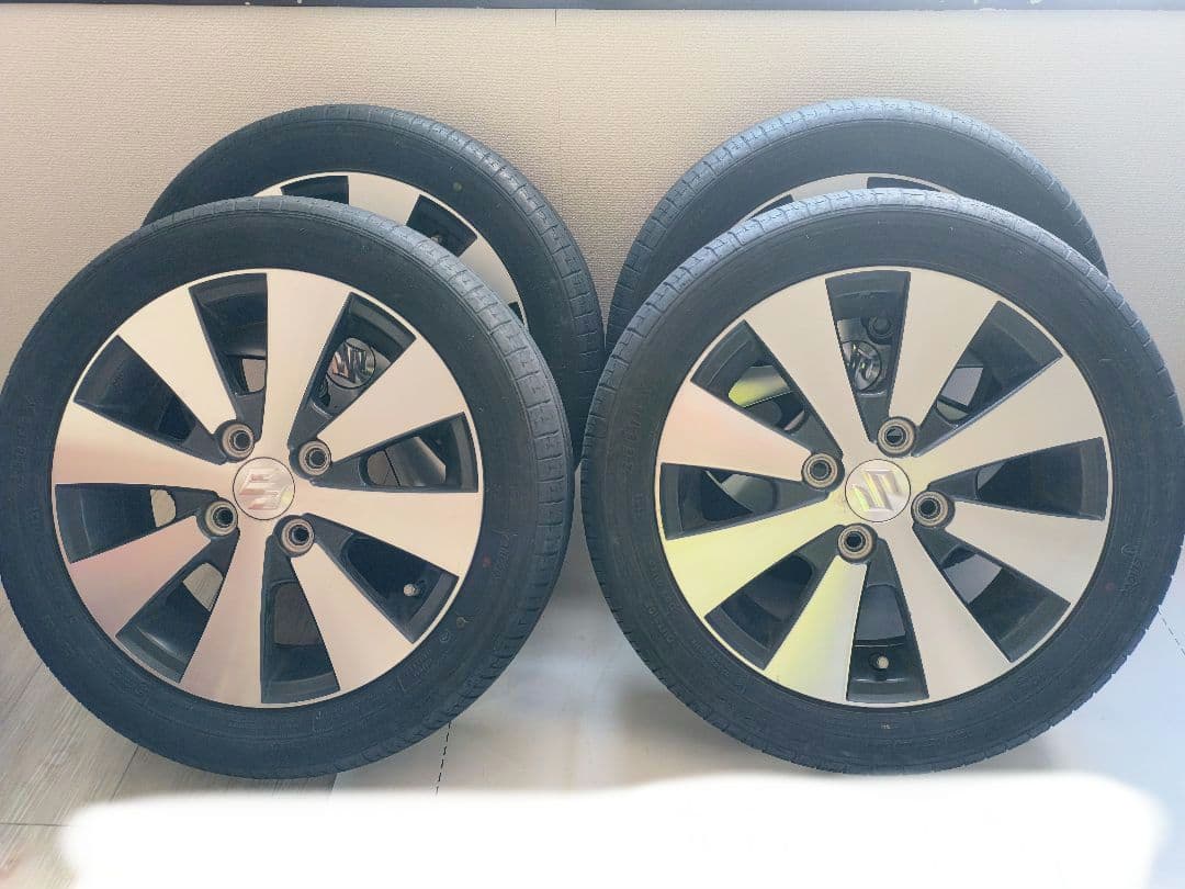 ワゴンRスティングレー　純正ホイールタイヤ4本セット　165/55R14