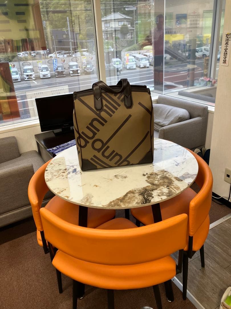 ダンヒルラゲージキャンバストートバック