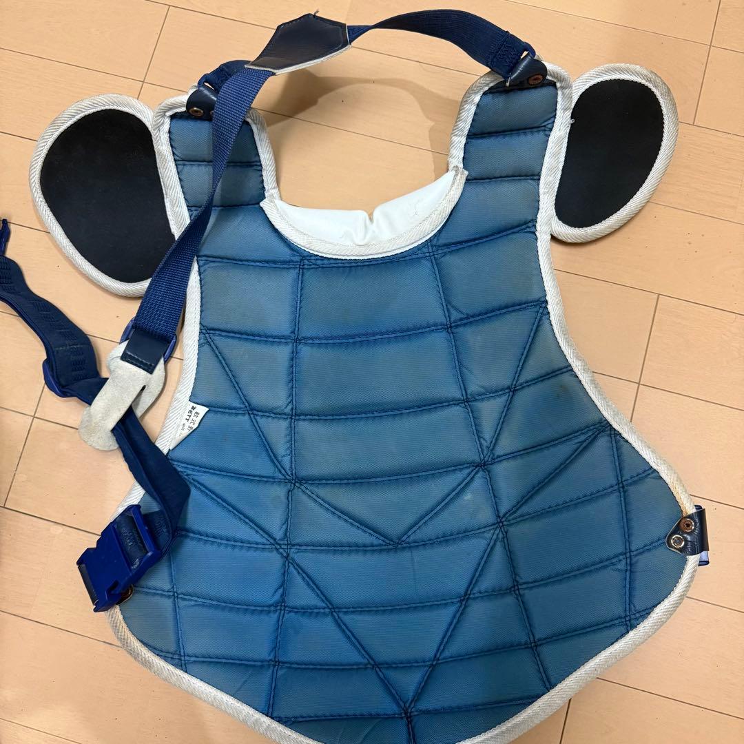 ZETT 軟式キャッチャー防具一式（ネイビー）