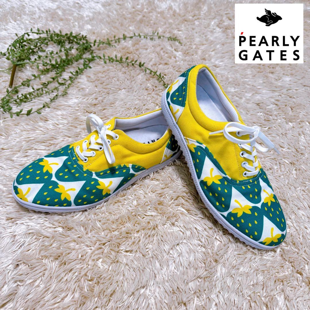 【未使用】PEARLY GATES パーリーゲイツ　ゴルフシューズ　25.5