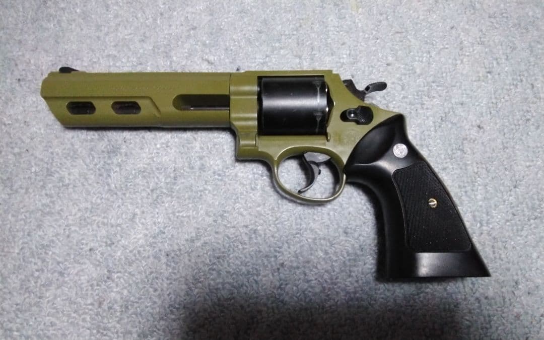 タナカワークス M629 NATOグリーン フラットサイド 44マグナム