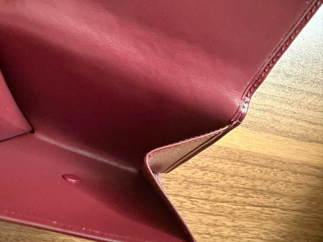 【鑑定済】カルティエ マストライン Wホックサイフ 二つ折り財布