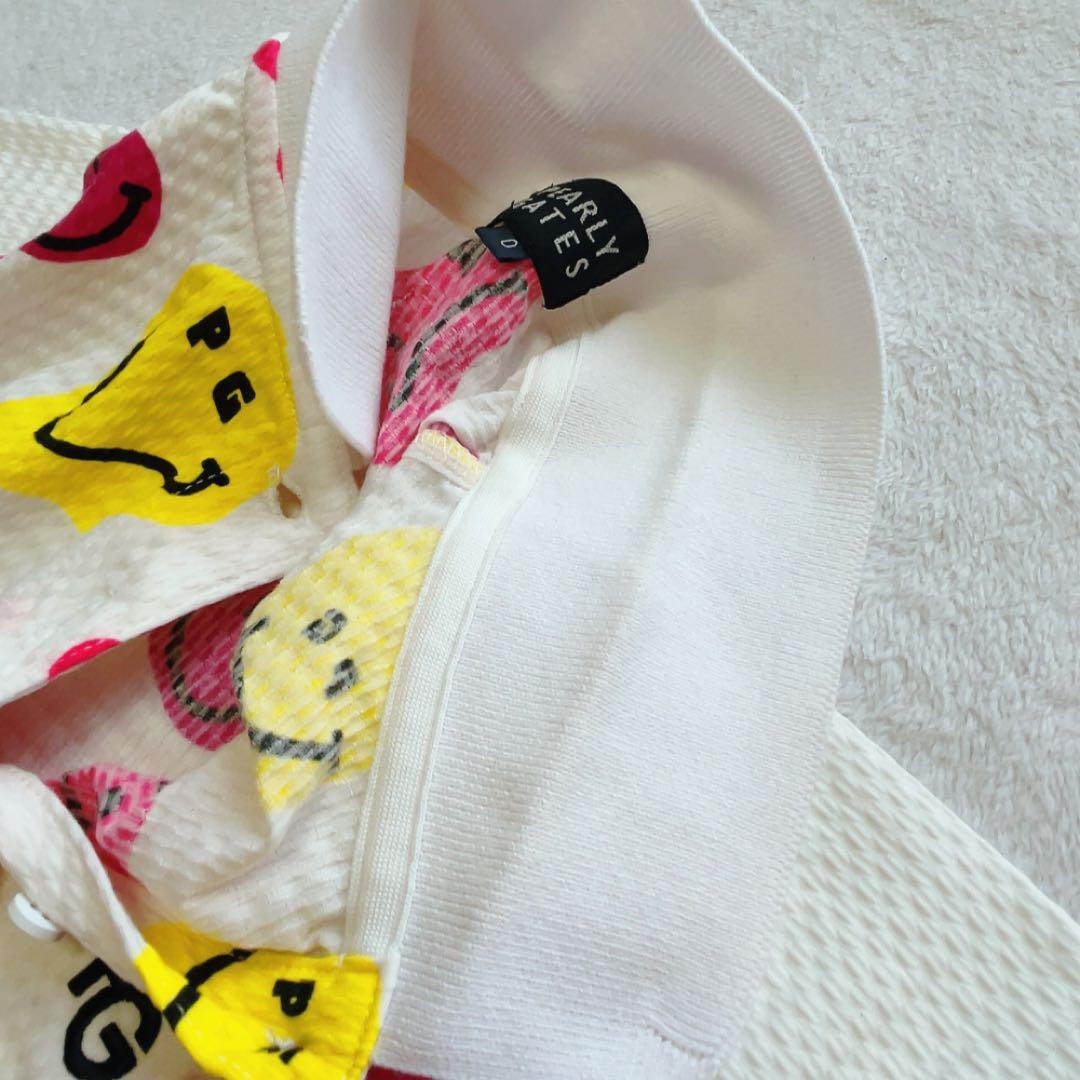 美品　近年　パーリーゲイツ　セットアップ　ニコ　スマイル　スカート ピンク