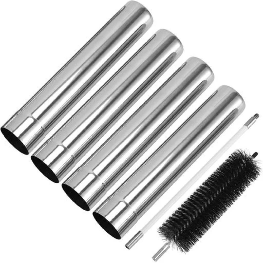 SENQI 薪ストーブ　ステンレス　延長煙突　煙突カバーフルセット　新品未使用