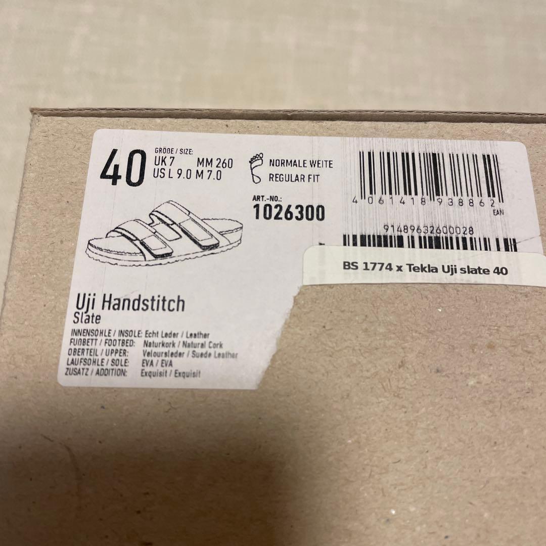 [新品]BIRKENSTOCK TEKLA ビルケンシュトック uji黒ブラック