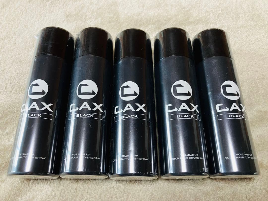 CAX ブラック ボリュームアップヘアスプレー 5本セット